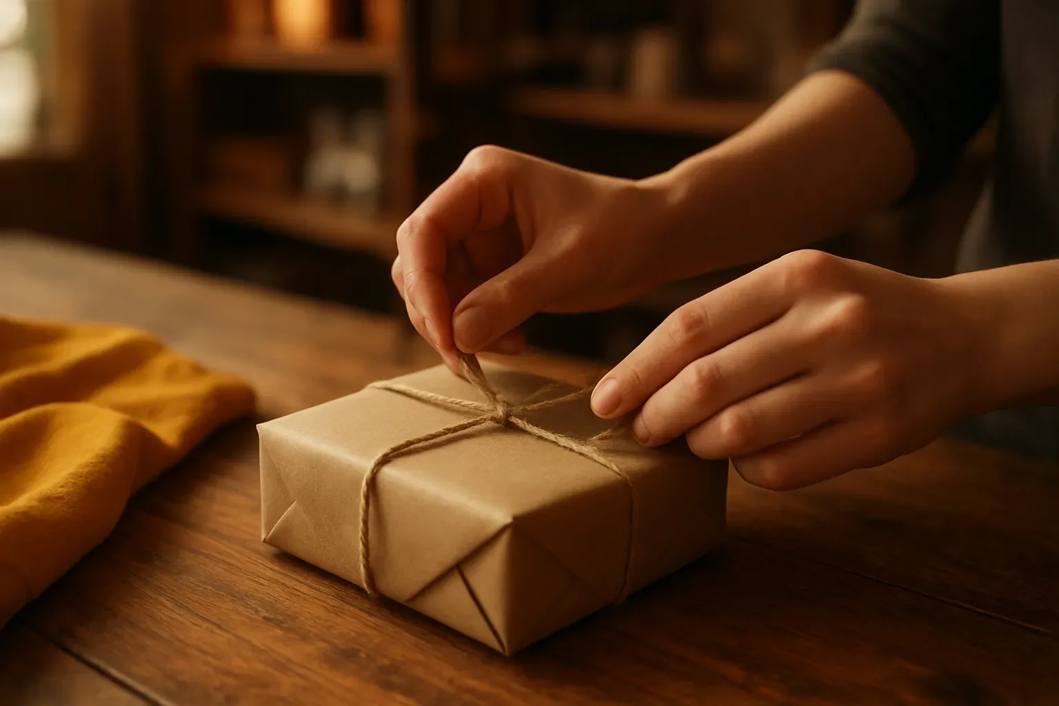 A small-business counter ready for customer conversations